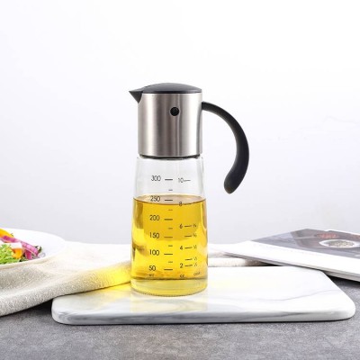 Red Dot Design Automatic Kitchen Cooking Vegetable Olive Glass Oil And Vinegar Bottle Oil Dispenser