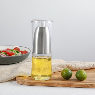 Custom Olive Oil Sprayer, Olive Oil Spray Bottles Stainless Steel Refillable Oil Sprayer, Oil Vinegar Dispenser Bottle