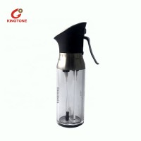 oil and vinegar bottle with sprayer  and stainless cover  in plastic bottle