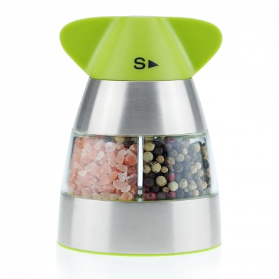 cooking spice S&P bottle with grinder 76ml jar