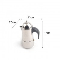 Stainless steel cooks stovetop portable coffee maker espresso coffee maker