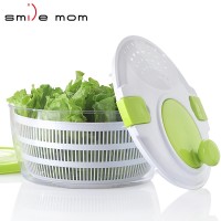 D650 Kitchen Appliance Tools Salad Mixer Plastic Manual Fruit and Vegetable Salad spinner