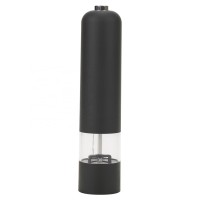 Premium adjustable stainless steel electric salt pepper mill grinder mills glass set 2 in 1