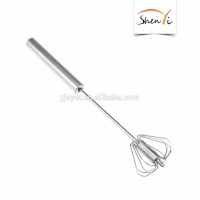 Hot-selling Stainless steel kitchen rotation egg whisks