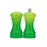 High Quality Gradually Changing Color ABS Pepper Mill and Salt Shaker