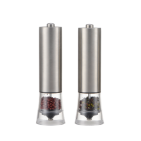 New Arrive Industrial Electric Stainless Steel Salt and Pepper Mill