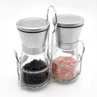 china manufacturer stainless steel salt and pepper grinder set