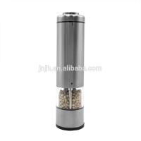 Amazon Hot stainless steel battery operated salt and pepper grinder mill Electric black pepper mill