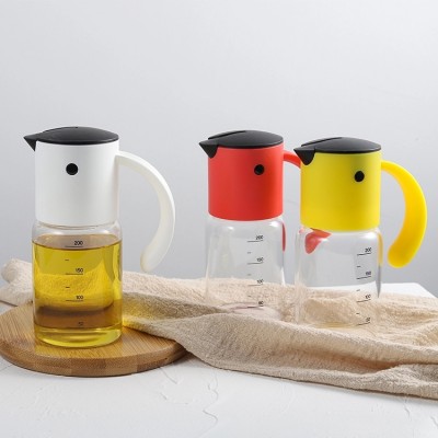 Olive Oil Dispenser Glass Bottle Cruet  Lead-Free oil pourer  Vinegar Bottles for Kitchen Cooking