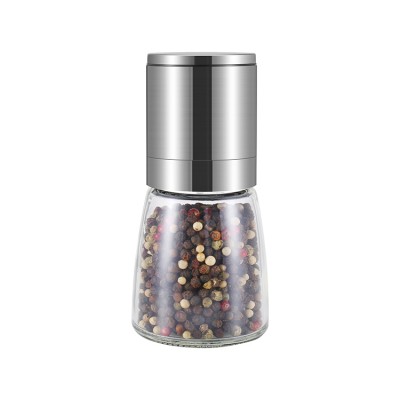 Manual Refillable Salt and Pepper Grinder With Adjustable Ceramic Rotor Mill Grinders