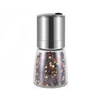 Manual Refillable Salt and Pepper Grinder With Adjustable Ceramic Rotor Mill Grinders with shaker lid