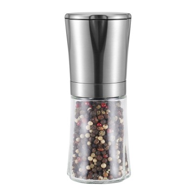 Pentagonal Herbs Spice Mills Stainless Steel Manual Ceramic Salt and Pepper Grinder